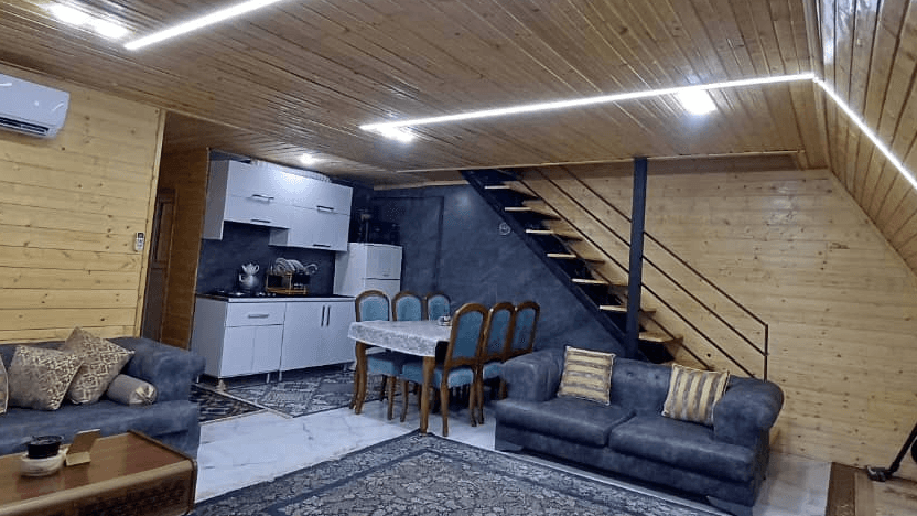 کلبه سوئیسی دوبلکس در دران شاندرمن - ماسال نما کلبه