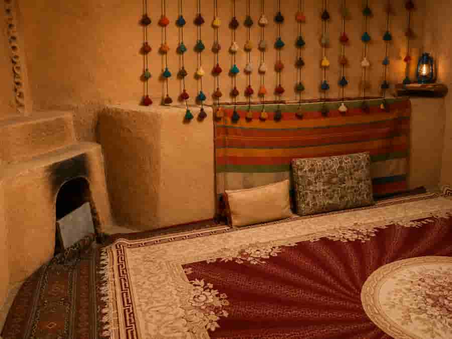 اقامتگاه بومگردی سنتی در روستای بهشت مکان کهکران سپیدان - 15متر