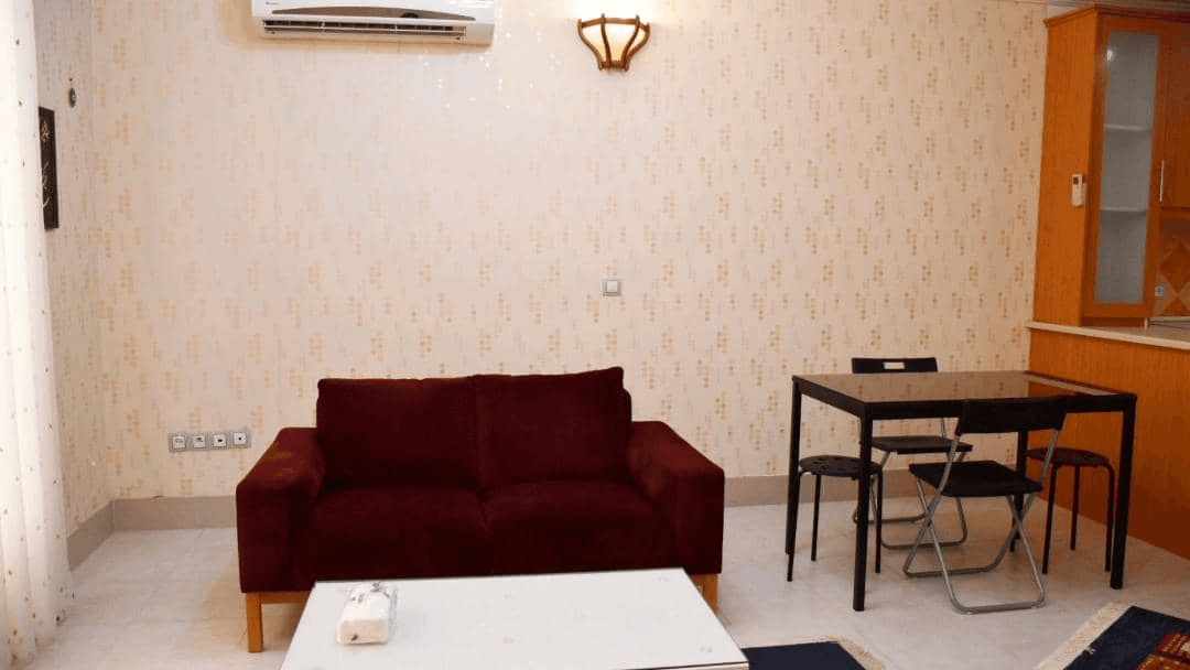 آپارتمان مبله تک خواب در میرمهنا کیش - گلایل سالن