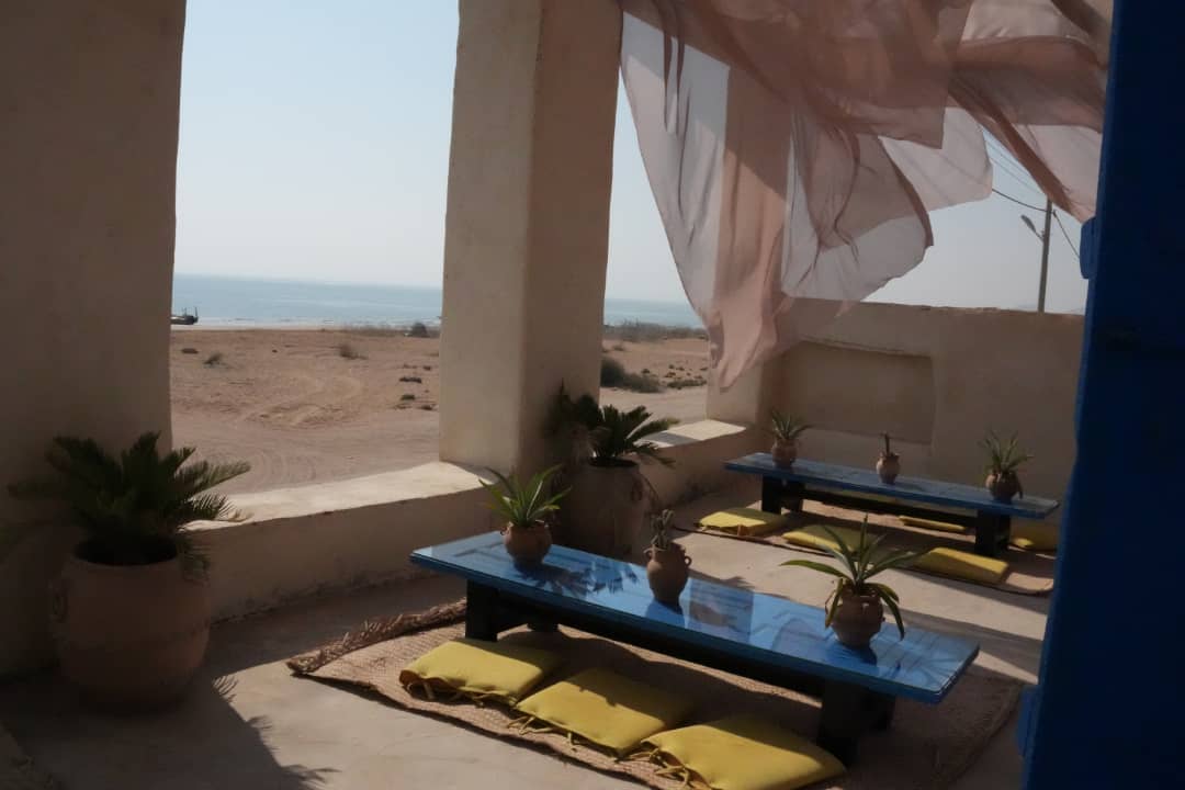 بومگردی ساحلی در روستای گامبرون سلخ - قشم نشیمن مشترک