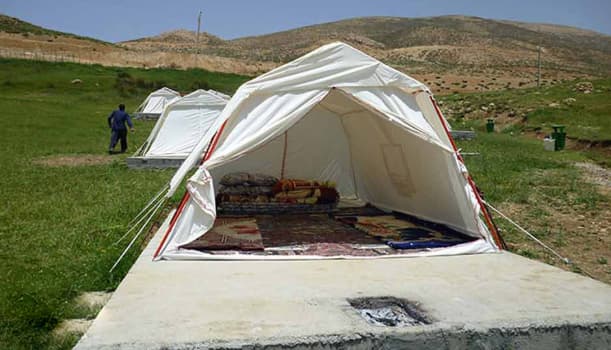 فضای داخلی چادر