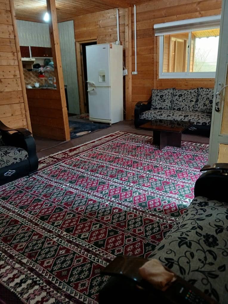 کلبه چوبی جنگلی در روستای گنذر ماسال