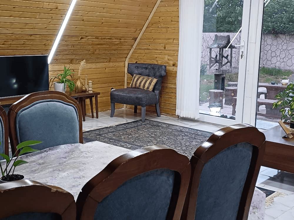 کلبه سوئیسی دوبلکس در دران شاندرمن - ماسال نما کلبه