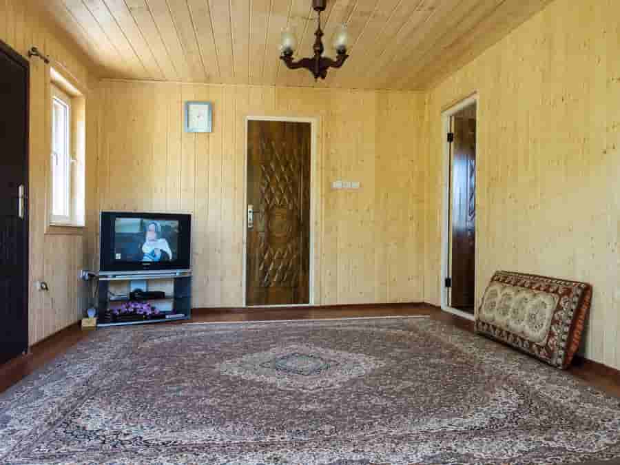 عکس کلبه چوبی جنگلی در روستای سیاهدول ماسال
