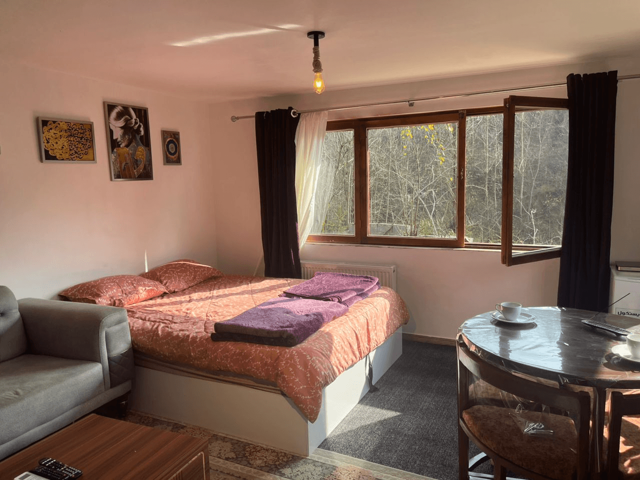 اجاره کلبه جنگلی در روستا سیوا تنکابن - سیتکا نما کلبه