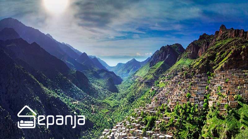 بازدید از روستای اورامانات تخت در سفر به کردستان