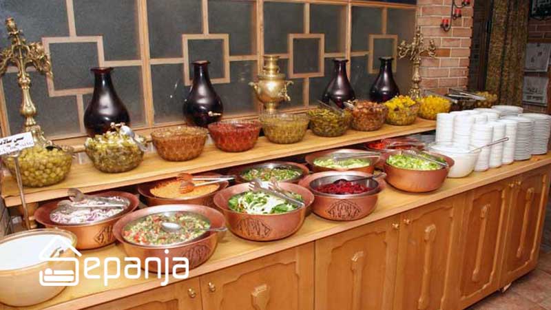 منوی رستوران صوفی شیراز