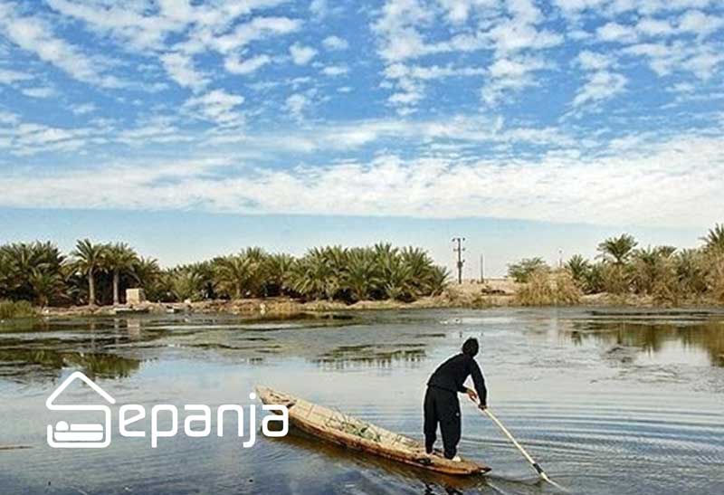 تالاب شادگان از جاذبه های دیدنی خوزستان (راهنمای گردشگری) 3 تالاب شادگان در خوزستان