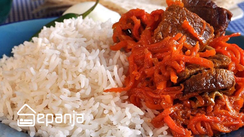 خورش هویج از غذاهای محلی تبریز