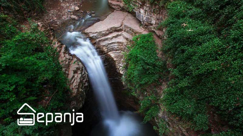 آبشار ویسادار رضوانشهر: جاذبه طبیعی گیلان | سپنجا 2 آبشار آسیبانگا