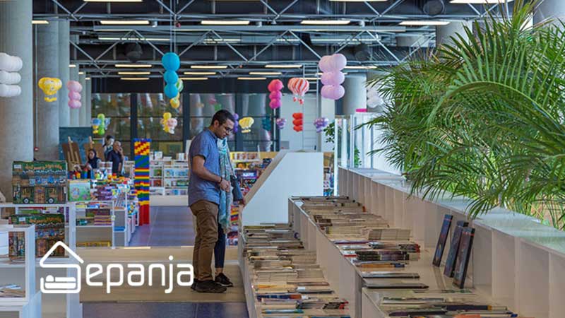 باغ کتاب از جاهای دیدنی تهران