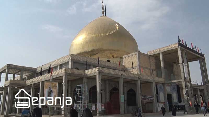 بارگاه امامزاده قاسم (ع) از جاهای دیدنی سهرورد