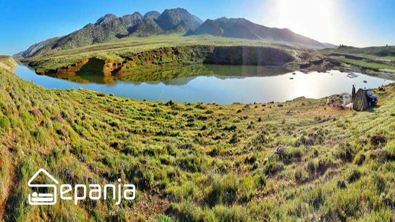 نمایی از روستای گلیل به عنوان یکی از روستاهای گردشگری شیروان