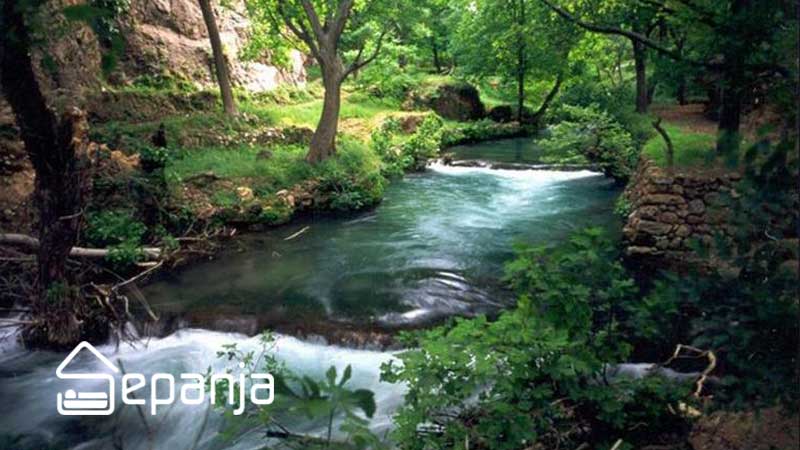 عکس طبیعت روستای اسطرخی از روستاهای گردشگری شیروان