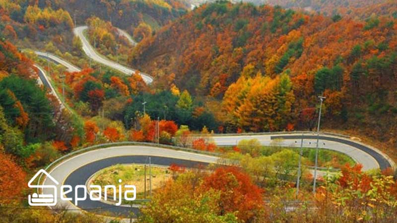 آبشار ویسادار رضوانشهر: جاذبه طبیعی گیلان | سپنجا 6 گردنه حیران