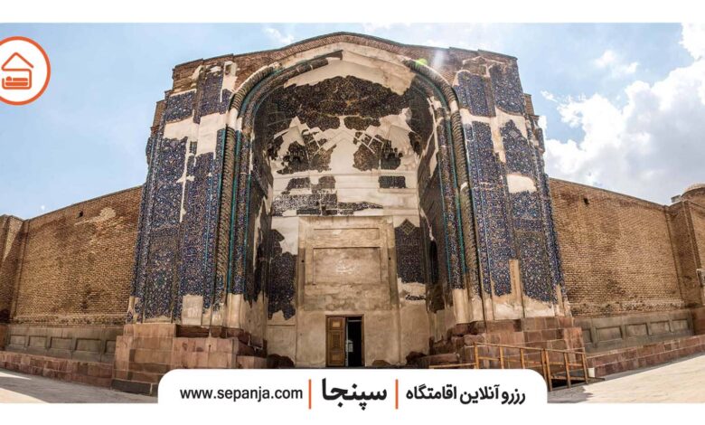 نمایی از مسجد کبود تبریز