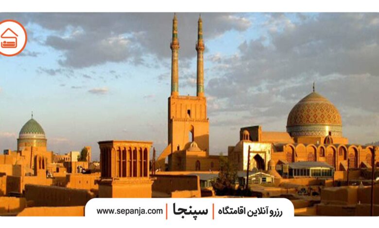 نمایی از مسجد جامع یزد