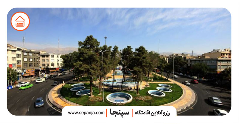 نمایی از میدان هفت حوض تهران