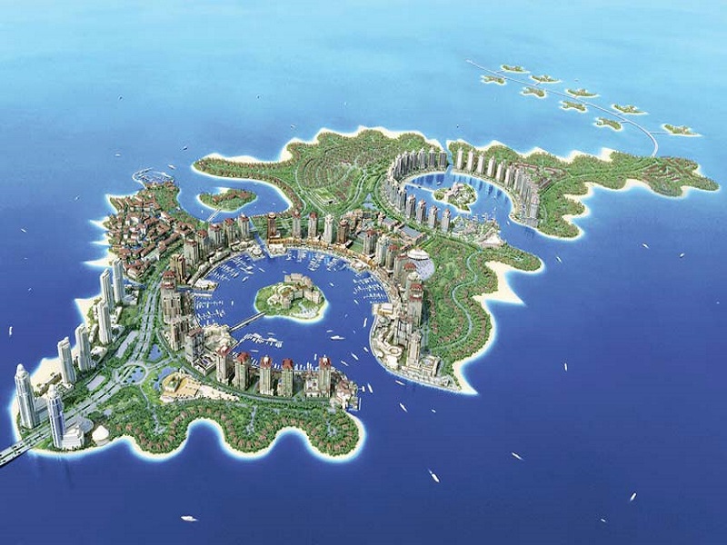 جزیره مصنوعی مرواردید قطر