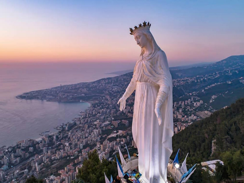 بانوی مقدس لبنان، زیارتگاه حضرت مریم (ع)