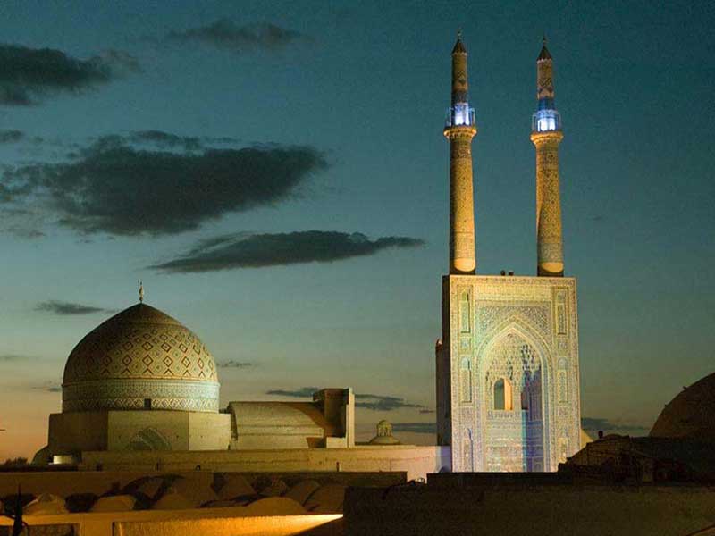 فهرستی از بهترین مکان های تاریخی یزد 2 مسجد جامع