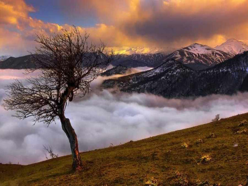 تصاویر جاده اسالم به خلخال هم اکنون