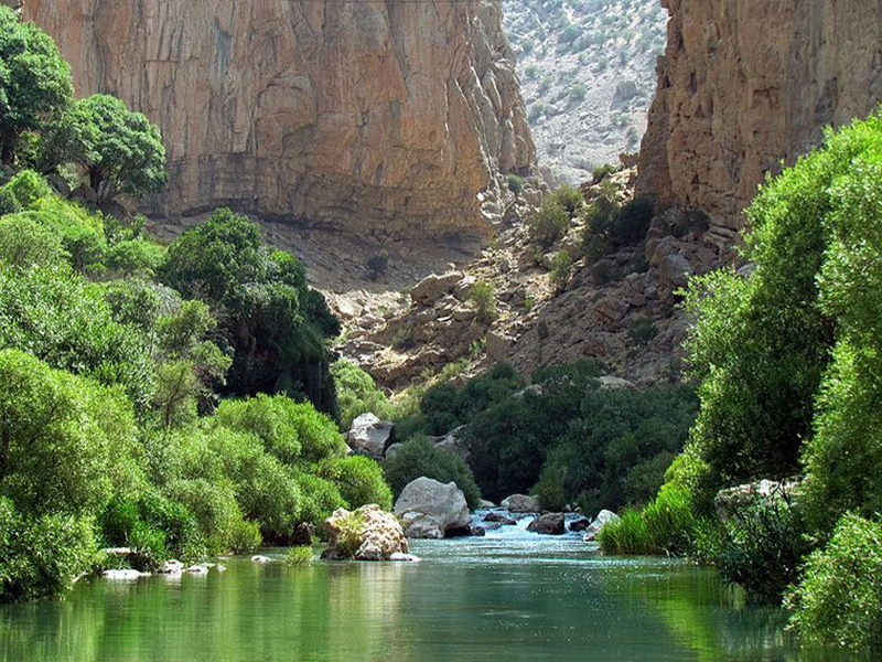 تصویر از بهشت زیبای تنگ براق اقلید در فارس