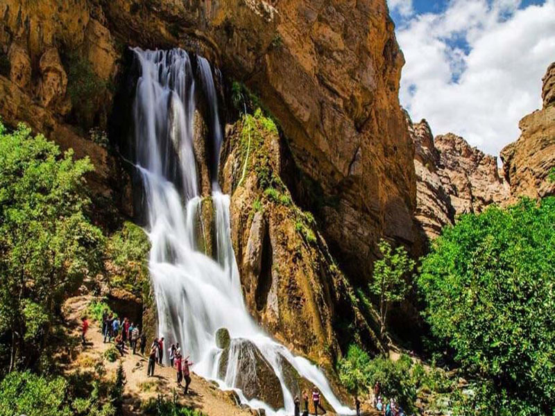 معرفی ده آبشار زیبای ایران 8 آبشار آب سفید