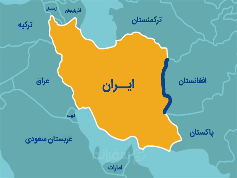 تصویر از لیست شهرهای مرزی ایران
