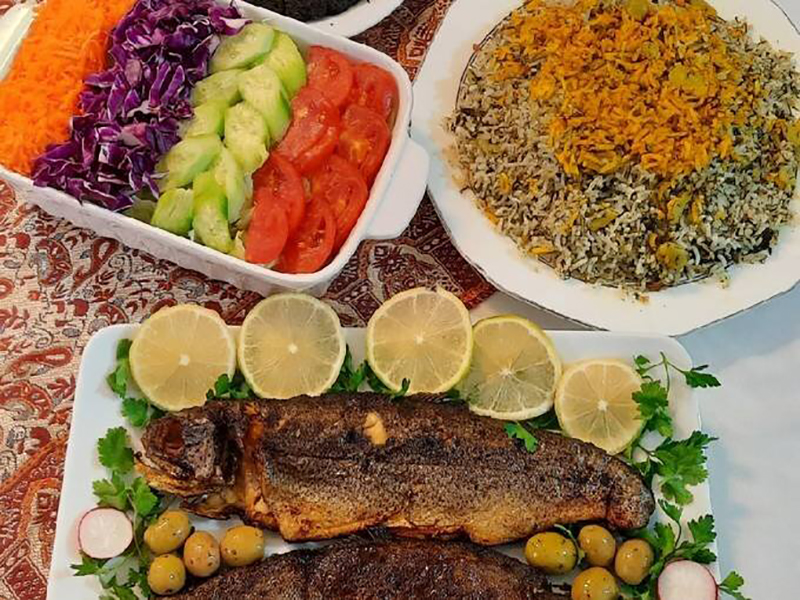 سبزی پلو با ماهی 3 طرز تهیه سبزی پلو با ماهی