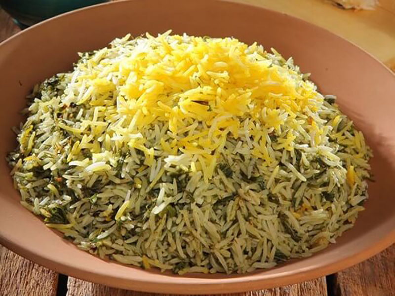 سبزی پلو با ماهی 5 آماده سازی سبزی پلو با ماهی