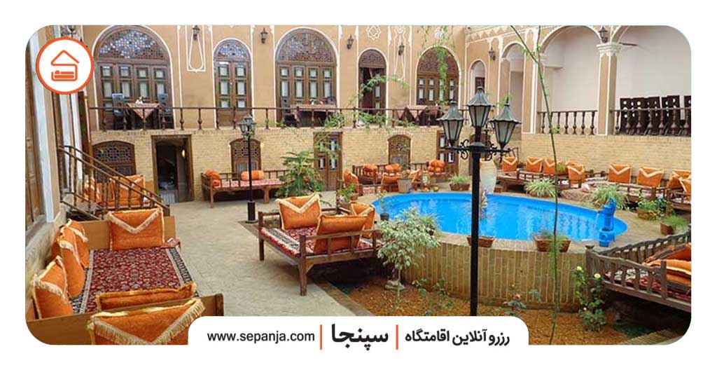 نمایی از اقامتگاه‌های سنتی یزد"