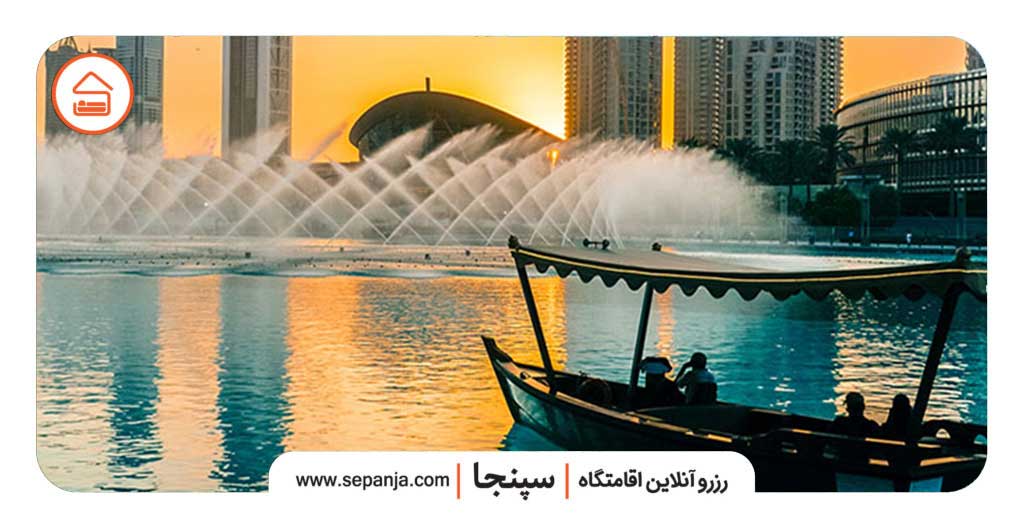قایق گردی در ساحل جمیرا